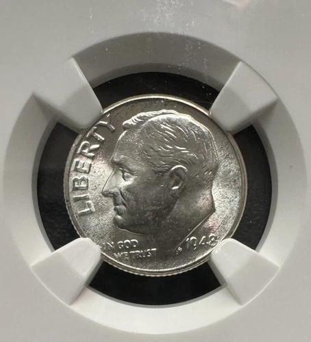 1948-D 10C Roosevelt Dime NGC MS 66 FT