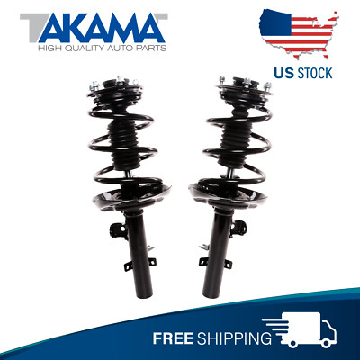 2 pcs TAKAMA Complete Front Strut Coil Spring For 14-17 HONDA ACCORD HYBRID 2.0L