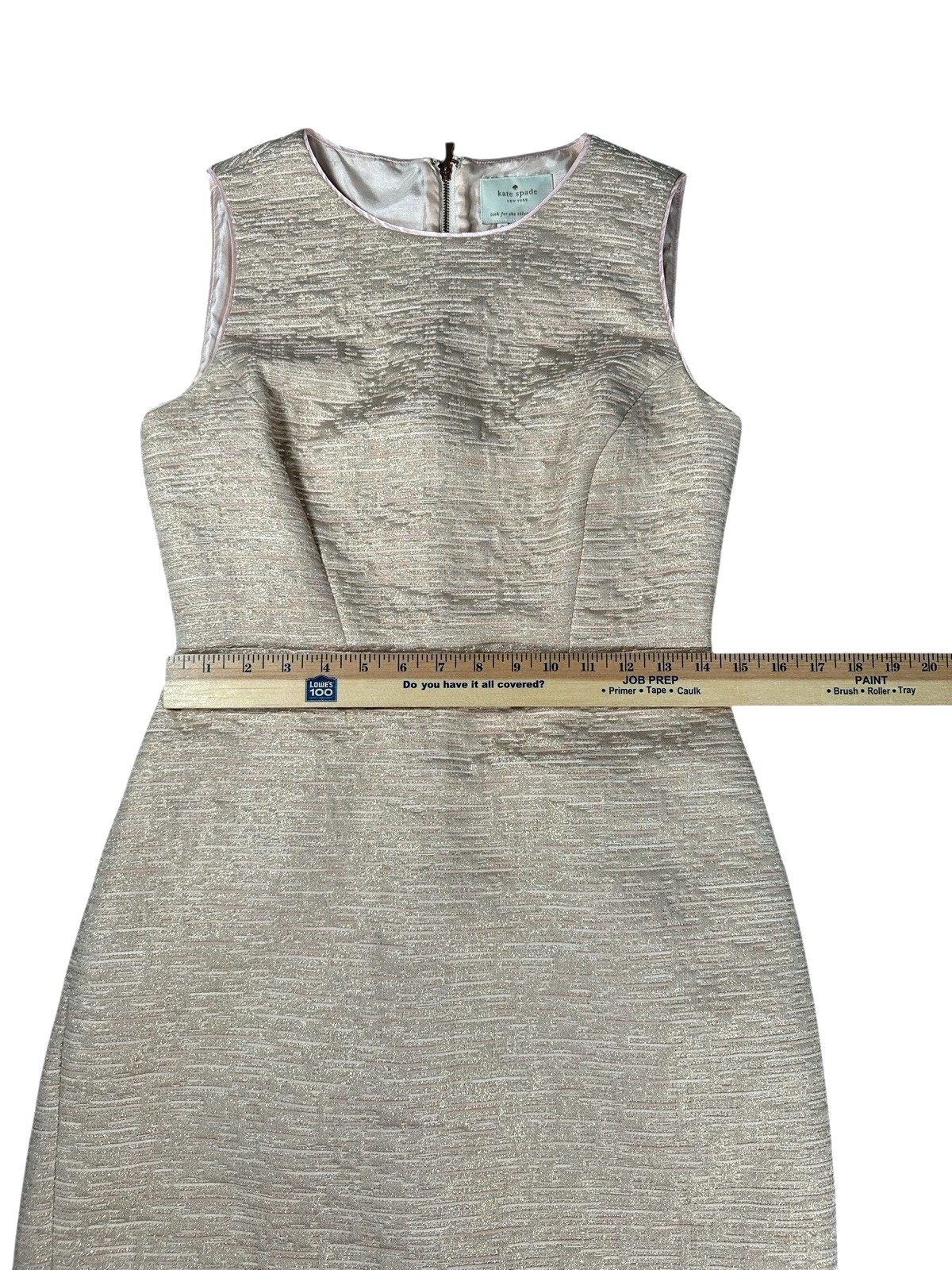 Abito Kate Spade taglia 6 Della tutto ciò che glittera formale data tubino ospite matrimonio