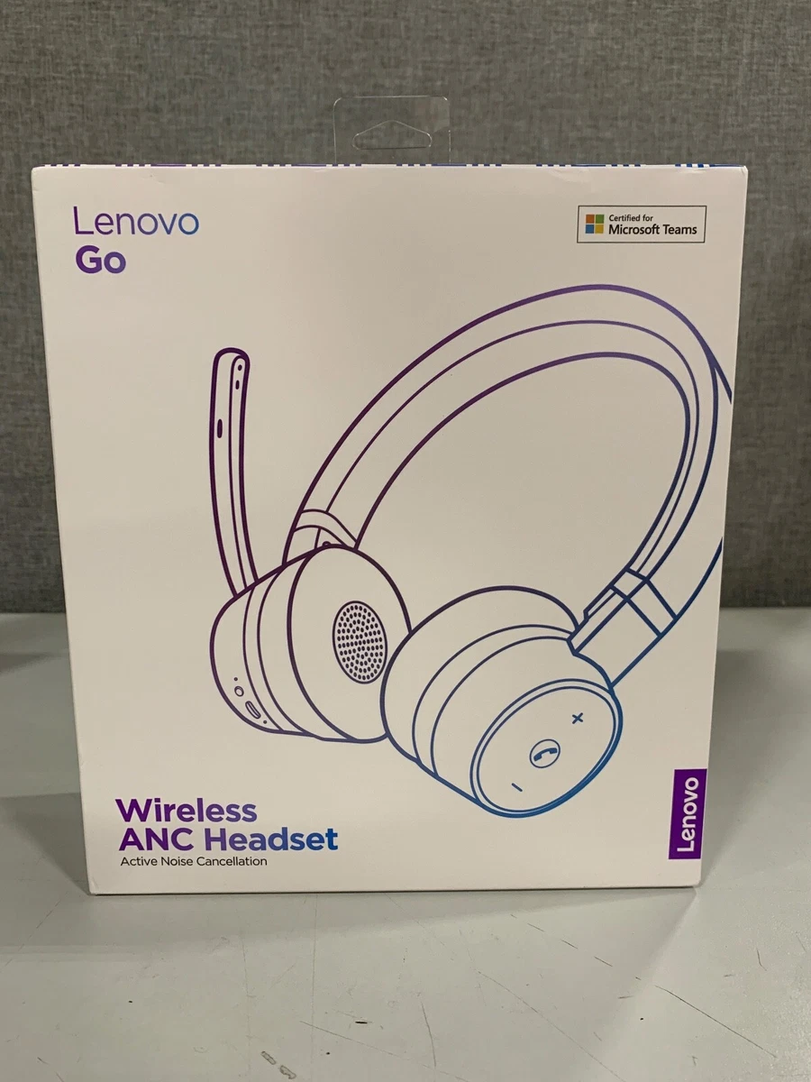 Lenovo Go Wireless for ANC Headset Bluetooth Headset Act Iron Grey Large