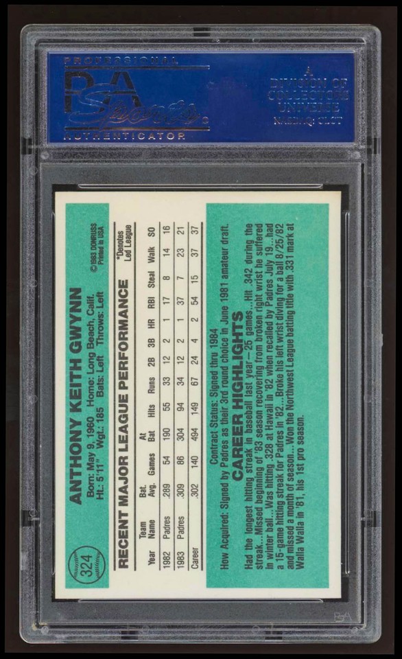 A0070- 1984 Donruss BB 223-472 Approximative Grade -vous Pic