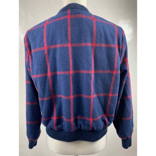 Old Navy Blue Red Checkered Jacket Womens Size Petite Medium - Picture 3 of 9