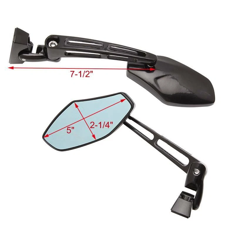 Motorcycle Mirrors For 2003 2004 2005 2006 2007 2008 2009 2010 Yamaha YZF R1 R6 - Image 4 of 4