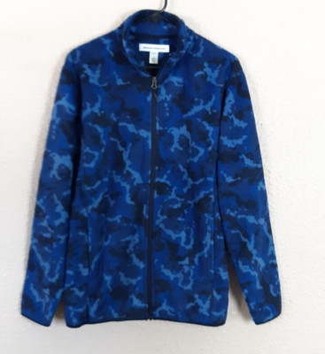 Amazon Essentials Womens Blue Fleece Jacket Size Medium New #1R9077