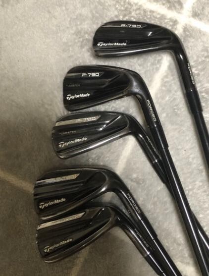 TaylorMade P790 Black Iron Set 5pcs 6-Pw Flex S Stiff Dynamic Gold 
