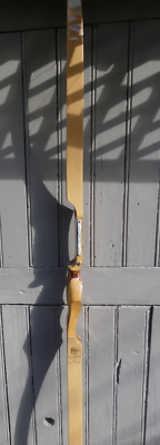 Arc Vintage WHA GOK ARCHERIE En Bois Vernis 66" - Sans Corde