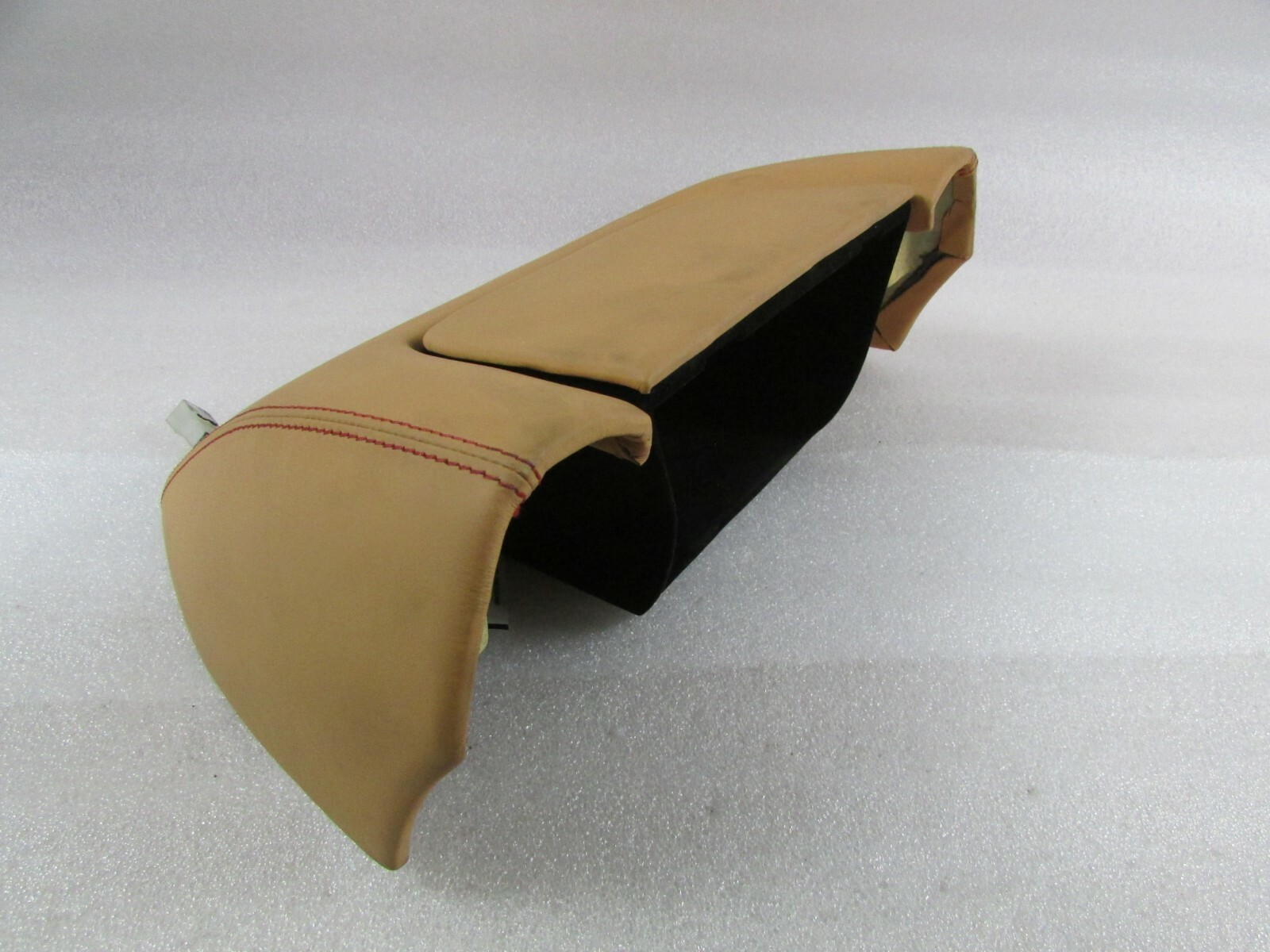 Ferrari F430, Rear Glove Box, Beige w/ Red Stitching, Used