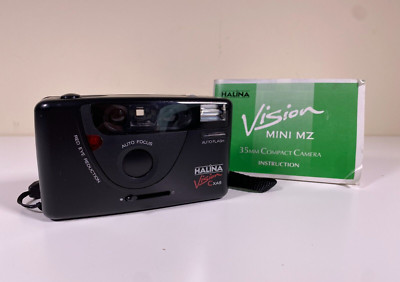 Halina Vision CXAS 35mm Kamera Point & Shoot - getestet funktioniert mit Handbuch - sehr guter Zustand