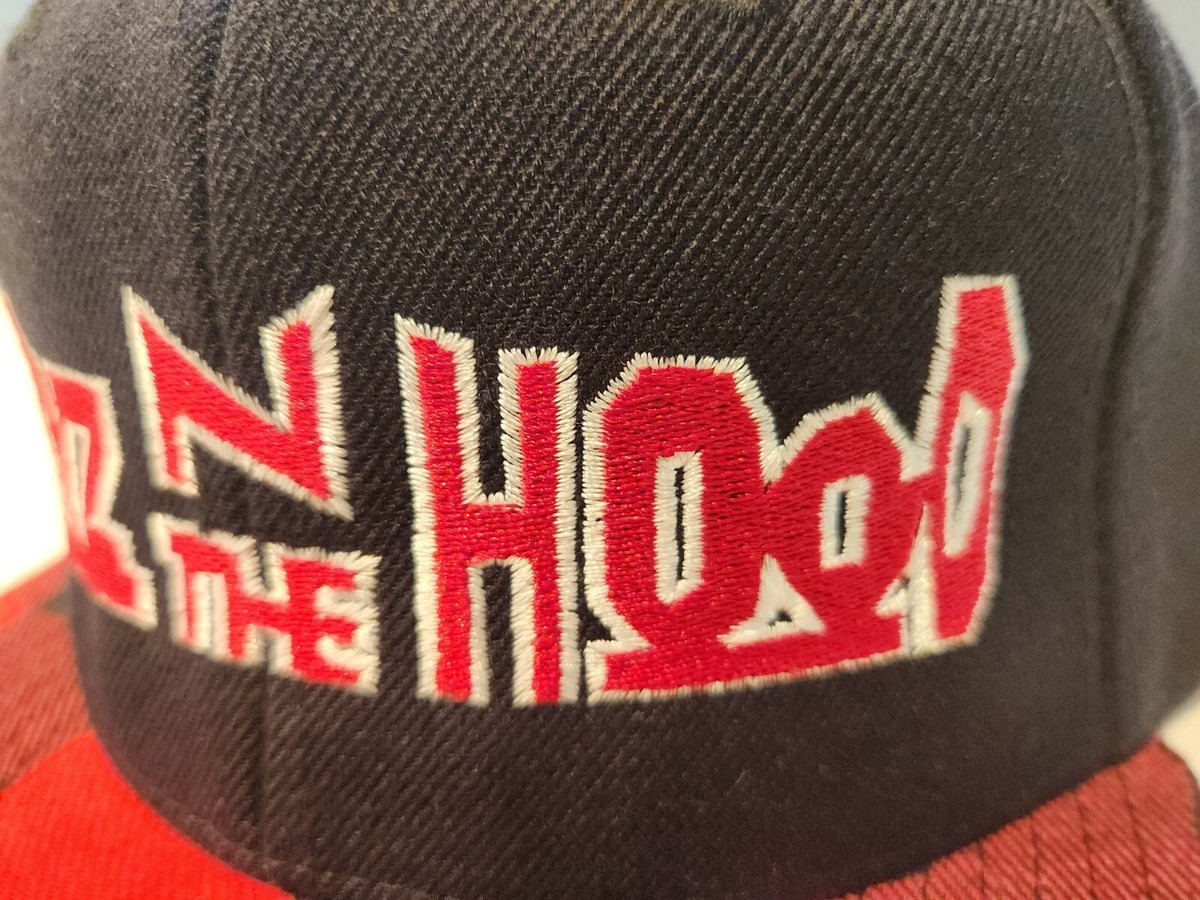 New Boyz N The Hood Logo Black Red Flannel Adjustable Snapback Cap
