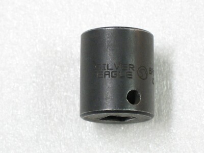 Matco Silver Eagle BP19M6SE 19MM  3/8'' Dr. Shallow Metric Impact 6 Pt. Socket