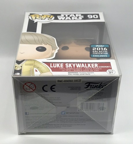 Funko POP! Star Wars Luke Skywalker #90 2016 Galactic Convention Exclusive - Neu - Bild 6 von 6