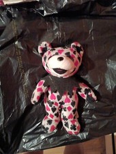 RARE 1999 Vintage Grateful Dead Deal 7  Stuffed Plush Beanie Bear By Liquid Blue