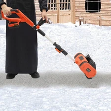 12.6" 20V Cordless Snow Shovel Battery-powered Snow Thrower Snow Blower Cleaning