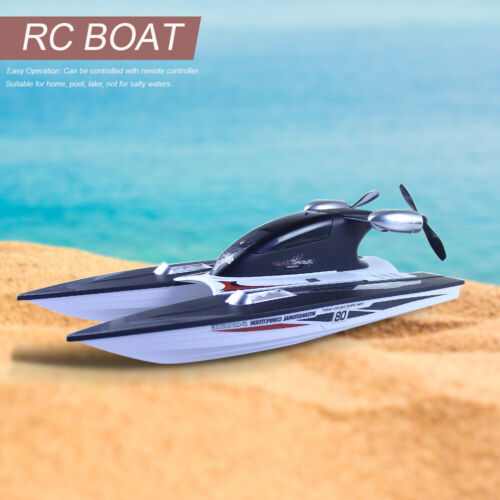2.4GHz 35km/h Gifts USB Rechargeable RC Boat Lake Kids Adults Remote Control - Afbeelding 1 van 12