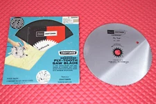 Vintage Craftsman 7-1/4'' Fine PLY-TOOTH Nickel Moly Steel Saw Blade USA 