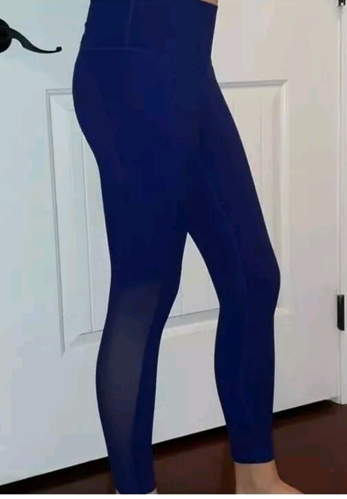 Fabletics S Navy Mila Powerhold Active Pocket Mes… - image 1