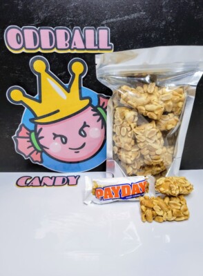 Freeze Dried PAYDAY CANDY BARS - MADE TO ORDER- *Choose Size* *Oddball Candy Co*