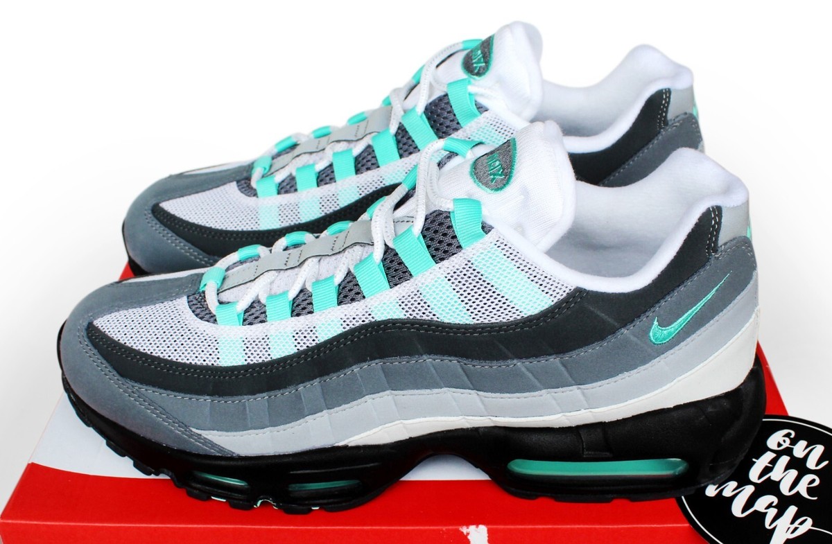 Nike Air Max 95 Hyper Turquoise Green Grey UK 10 11 12 13 US