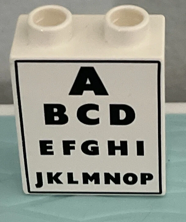 suspendere Akvarium Smøre Lego Duplo Doctors Clinic 5695 Eye Chart Lot # 7 | eBay