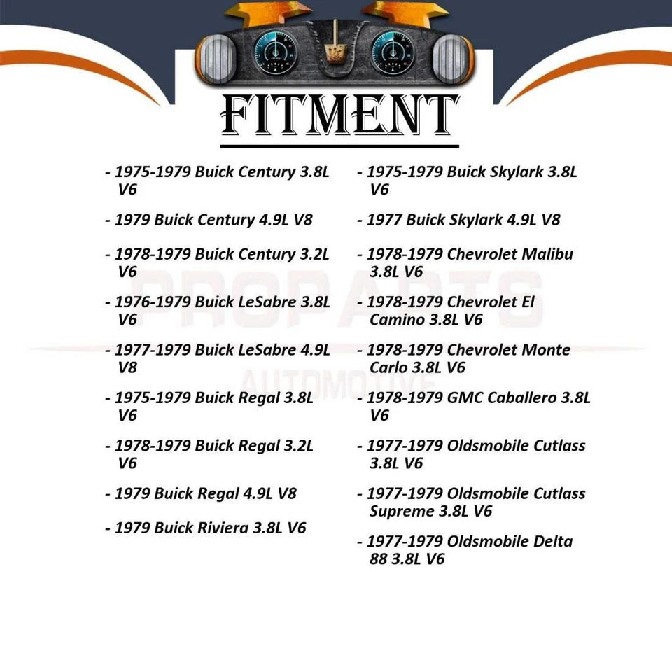 Насос гидроусилителя руля 1 шт. для 1977 1978 1979 Oldsmobile Cutlass Supreme 3,8 л - Изображение 2 из 4