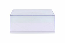 Acrylic Display Cases w/White Base for 1/18 Scale Diecast Cars - BOX OF 6 CASES