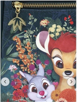Loungefly Disney Bambi & Friends Botanical Mini Backpack & Cardholder m87584614213_1.jpg main image 4