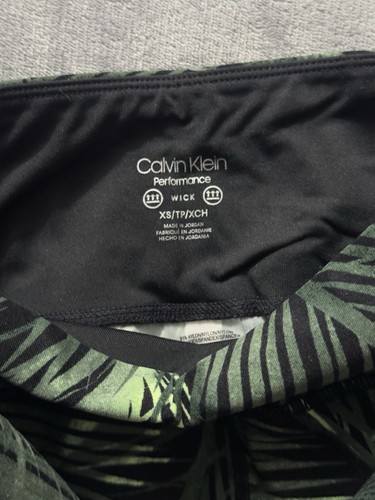 Lot of 2 Calvin Klein Performance Women's Compression Leggings Size Xsmall - Picture 6 of 7