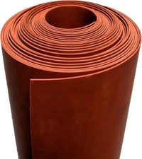 RED SBR RUBBER 1/8X48"X12" FEE SHIPPING