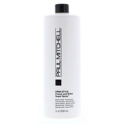 Paul Mitchell Freeze & Shine Super Finishing Spray Refill - 33.8 oz (Without Spr