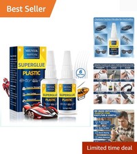 Fast-Setting 100g Plastic Glue with Precision Micro-Tips for 3D Prints  Models