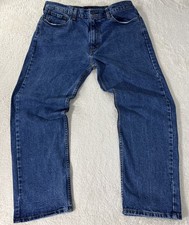 Vintage Levi’s 505 Jeans Made in USA W38 L29 Blue Denim Straight Leg (199)