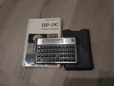 Hewlett Packard HP-15C Calculator with Slipcase, New Batteries, and Manual, USA