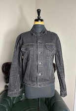 Brave Star Selvage Black Denim Jacket With Py...