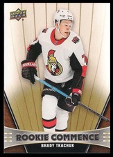 Brady Tkachuk 2018-19 Upper Deck Rookie Commence Card!!