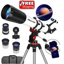 Telescope for Adults High Powered Professional, 90mm Aperture 800m Refractor