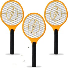 Electric Fly Swatter 3-Pack 3000V Bug Zapper Racket Mosquito Fly Killer