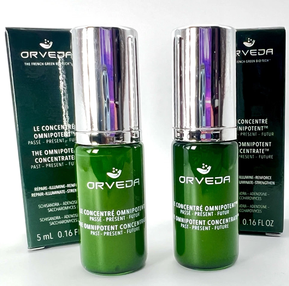 Lot of 2 Orveda The Omnipotent Concentrate Serum 2x5ml Personal Results listed - Image 3 of 4