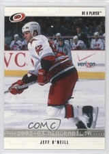 2002-03 ITG Be A Player Memorabilia Jeff O'Neill #148 v6f