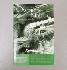 Remington 700 Seven 710 Rifle Owners Manual Vintage Gun Part
