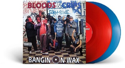 Bloods & Crips - Bangin On Wax [New Vinyl LP] Blue, Colored Vinyl