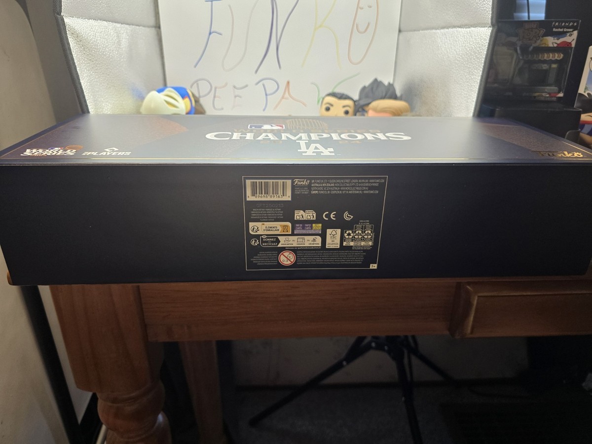FUNKO POP! MLB WORLD SERIES CHAMPIONS 2024 LA DODGERS LIMITED