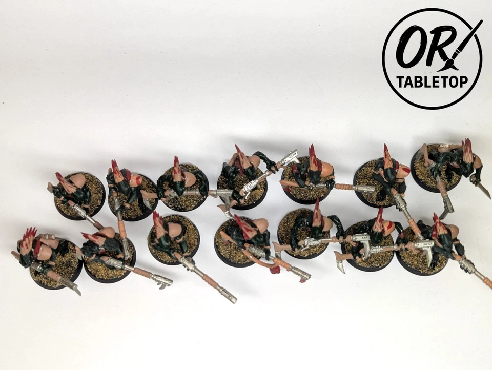 14 Kroot Jäger, Carnivores, Tau, *bemalt*, Warhammer 40K Tabletop - Bild 4 von 4