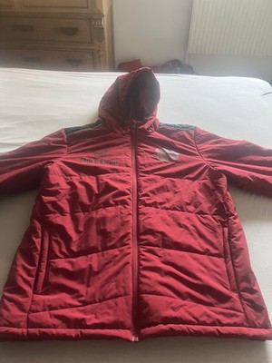Bayer 04 Leverkusen Castore Winterjacke Rot Größe L Gebraucht Wie Neu Mit Kapuze