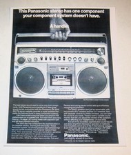 Panasonic RX-5500 Cassette / Radio Boombox AD, 1 page - 1981  - 9