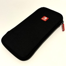 Official Nintendo Switch Travel Carrying Case OEM Zip-Up Soft Shell Black VCG