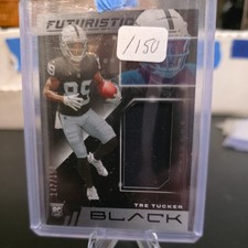 2023 Panini Black Tre Tucker Futuristic RC #FUT-15 /150 Raiders