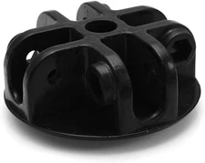 4-Way Roof Centre Bracket Replacement Parts Canopy Connector for Gazebo Black 