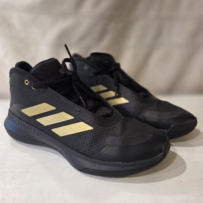 adidas Mens Bounce Legends Basketball Lifestyle Sneakers Sz 10 IE9278 Gold Black
