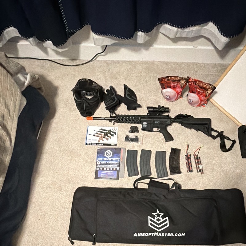 G&G Armament CM16 Raider Series - Lightly used Airsoft Package