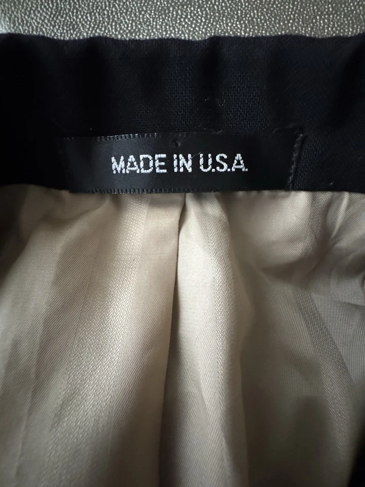 Chaqueta de Esmoquin Vintage Chaps Ralph Lauren Para Hombre 42L 36x32 Lana Negra Hecha en EE. UU. Foto 4 de 4